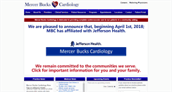 Desktop Screenshot of mercerbuckscardiology.com